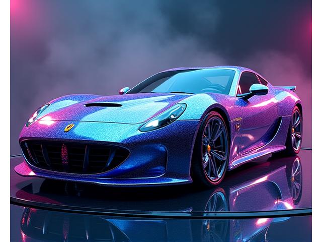 Midori Velocityのカスタムペイントを施した華やかなショーカー